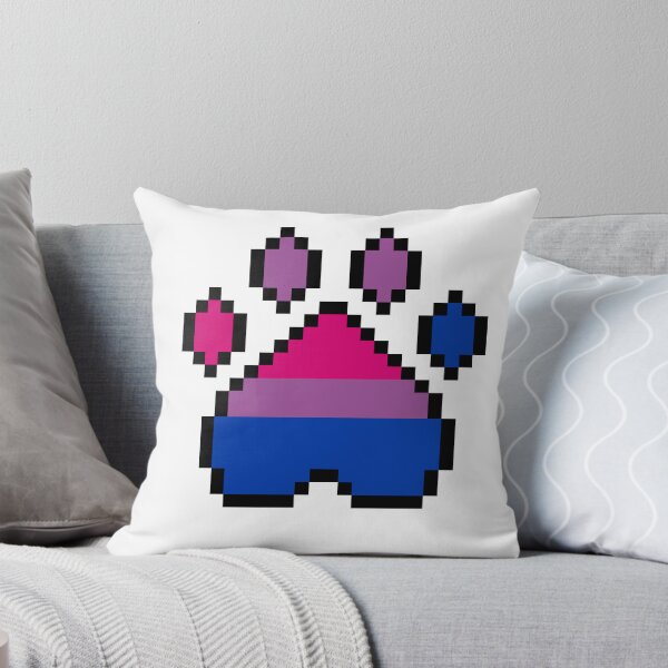 Artikelvorschau, Bi Paw Pride Pixel Art Design entworfen und verkauft von bugpixels.
