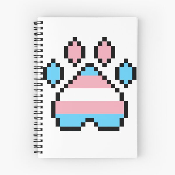 Item preview, Diseño de arte de píxeles de orgullo de pata trans designed and sold by bugpixels.