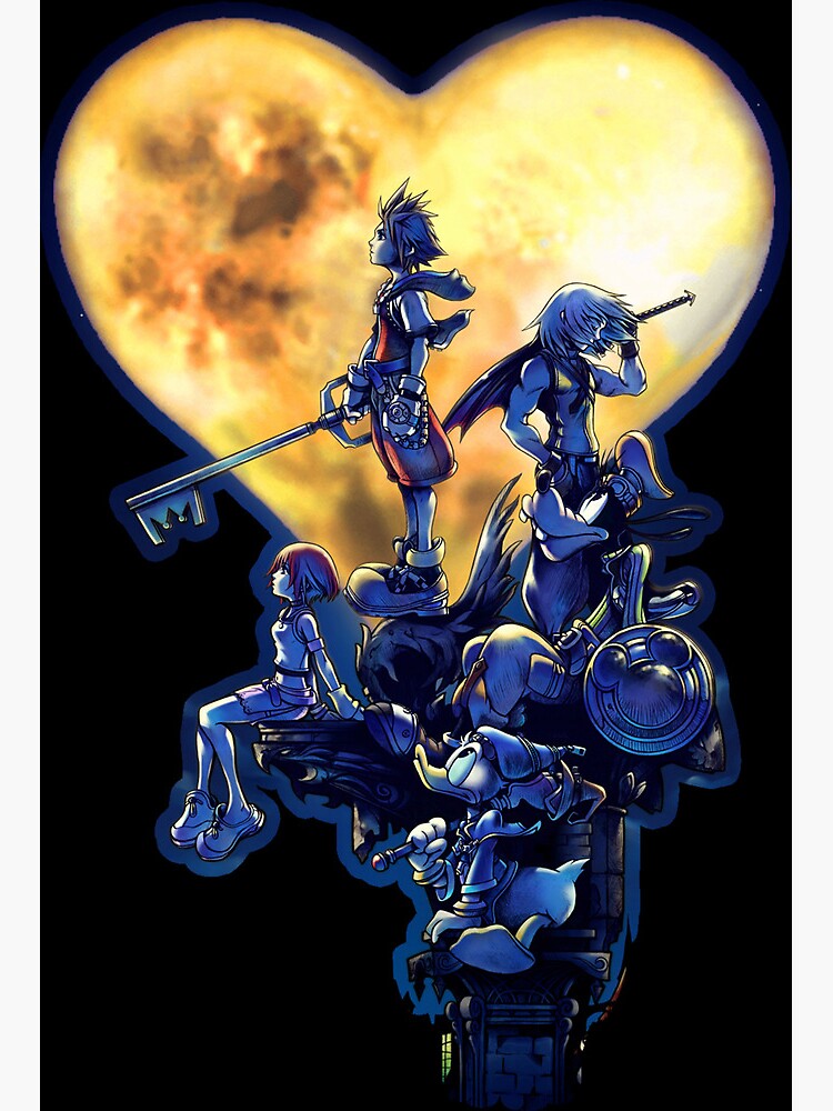 Kingdom Hearts PS2 Cover | Art Board Print