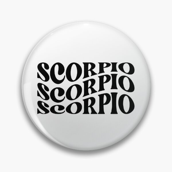 Item preview, Scorpio Wavy Text designed and sold by colleenLcreates.