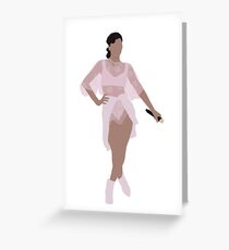 Rihanna Greeting Card