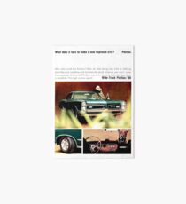 1966 Pontiac GTO Ad Art Art Board