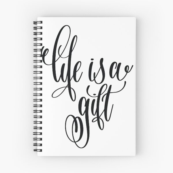 Item preview, Life is a Gift / Startup Inspirational Quote designed and sold by ProjectX23.