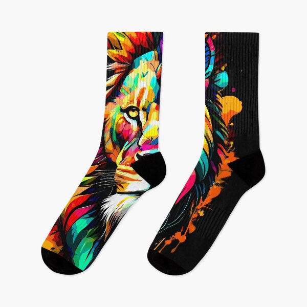 Item preview, Rainbow Colorful Lion designed and sold by deathanarchy.