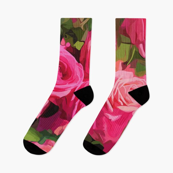 Item preview, Big Hot Pink Roses designed and sold by VickiVybesArt.