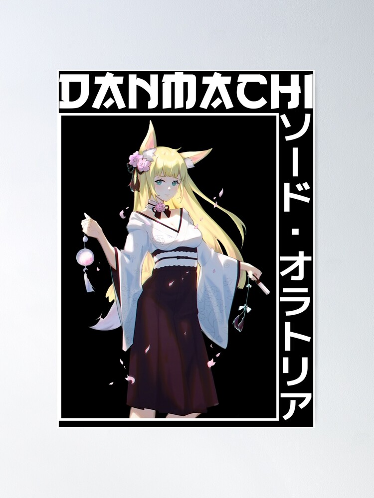 Ryuu Lion DanMachi Anime Girl Waifu Fanart Poster for Sale by