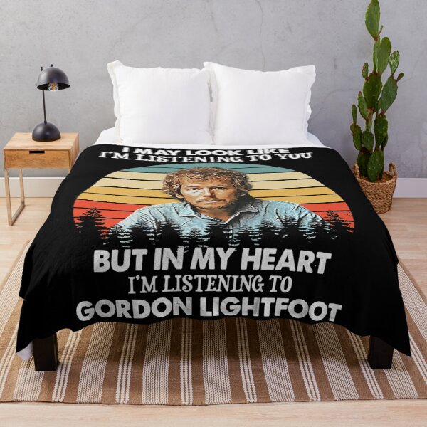 Artikelvorschau, Lustiges Geschenk, ich sehe vielleicht so aus, als würde ich dir zuhören. Gordon Lightfoot Vintage süßes Geschenk entworfen und verkauft von Esteban-Art-Fa.