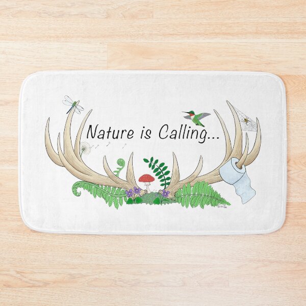 Item preview, Nature is Calling - Antler sheds, Nature Stuff, & Toilet Paper designed and sold by EcoElsa.