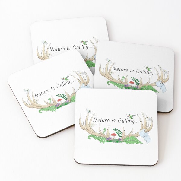 Item preview, Nature is Calling - Antler sheds, Nature Stuff, & Toilet Paper designed and sold by EcoElsa.
