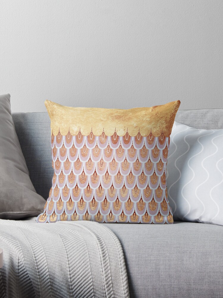 Gold glitter hot sale cushions