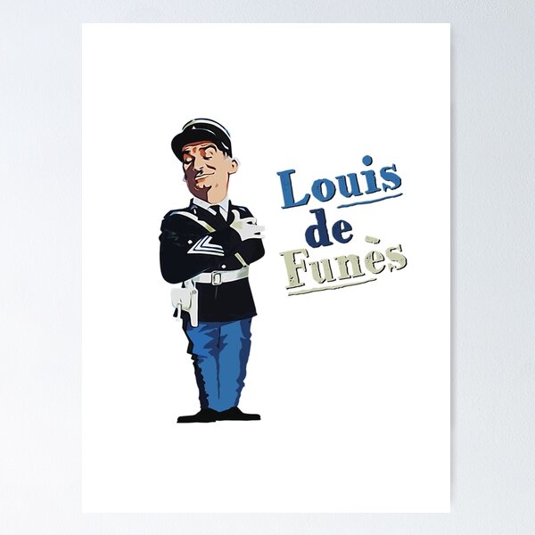 Louis De Funes Oskar V1 Movie Poster Backpack Large Capacity Gym