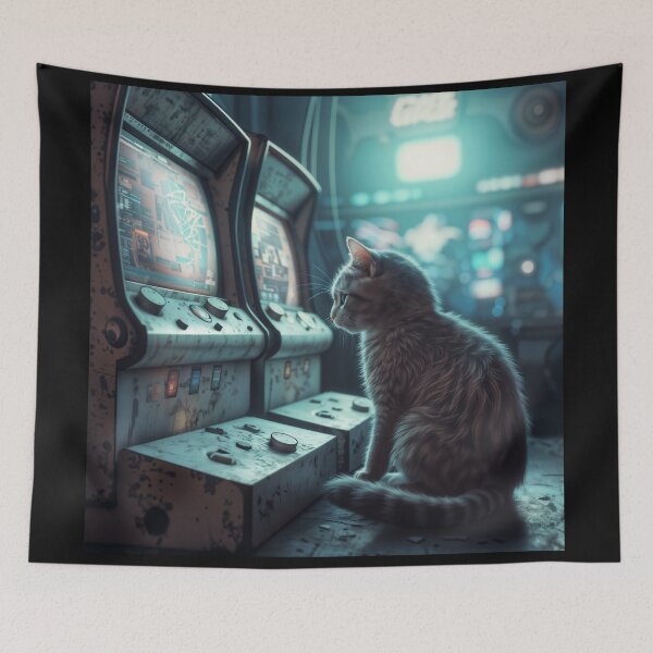Item preview, Arcade Cabinet Cat designed and sold by berubettoart.