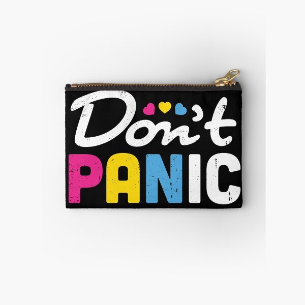 Item preview, Pansexual Pride Flag Don't Panic! designed and sold by mindeverykind.