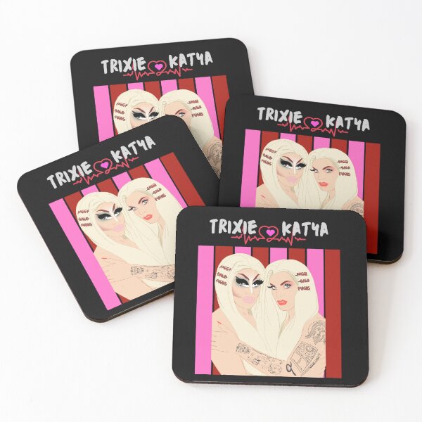 Item preview, Trixie and Katya II Black Background designed and sold by Anxia Arts.