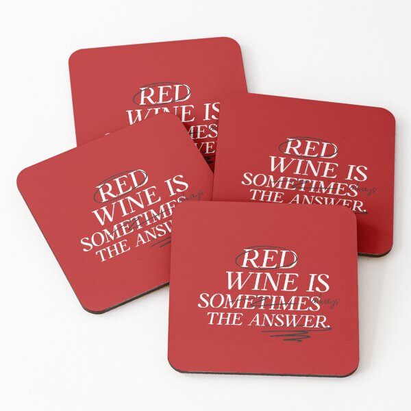 Item preview, Red Wine is Always the answer designed and sold by LidaRayArt.