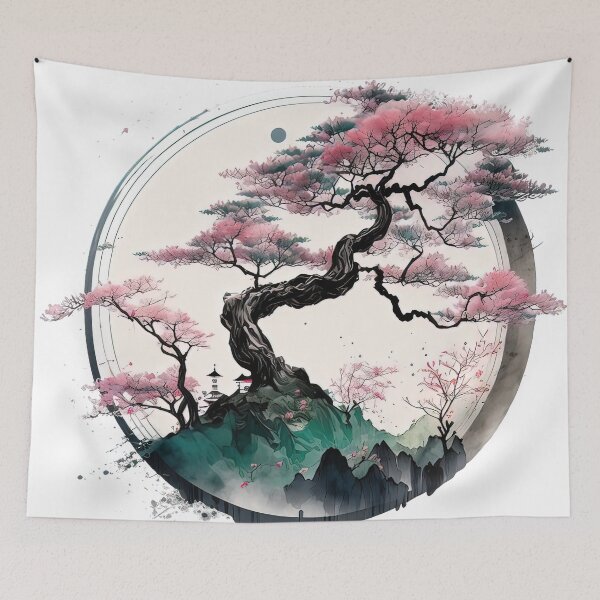Item preview, Sakura Blossom Enso designed and sold by CalyCollab.
