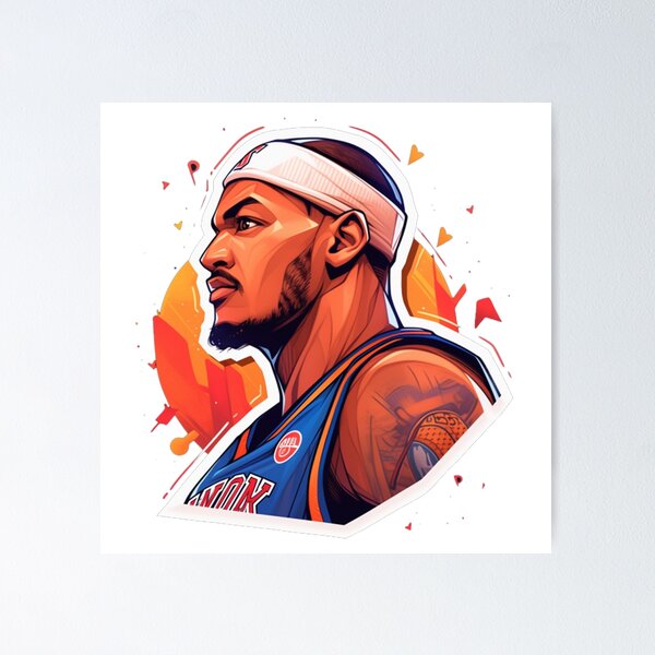 dibujo carmelo anthony