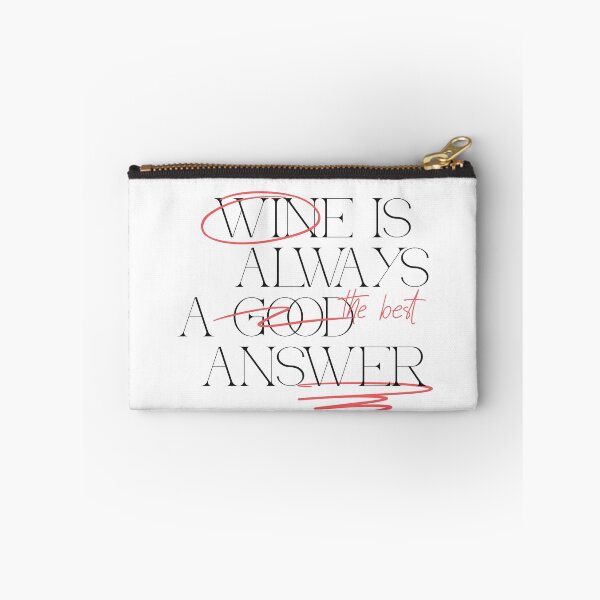 Item preview, Wine is always a good answer designed and sold by LidaRayArt.