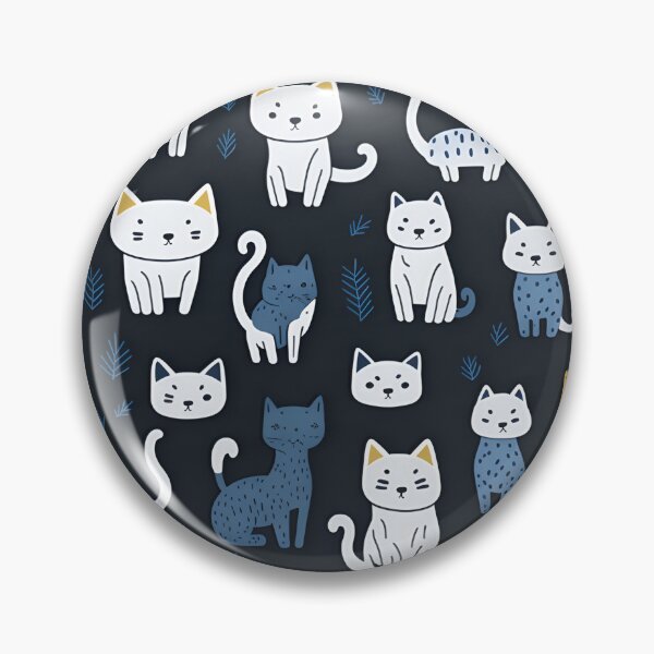 Item preview, beautiful cool happy cartoon cats designed and sold by DapperDeals.