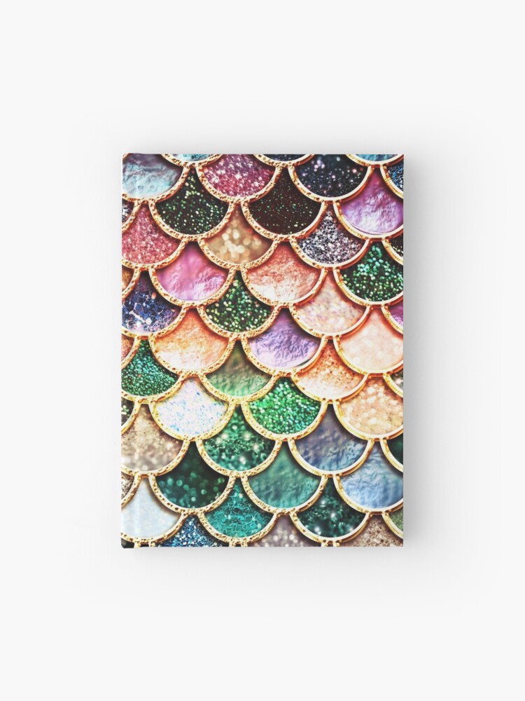 Cute Purrmaid Cat Mermaid  Hardcover Journal for Sale by Goosi