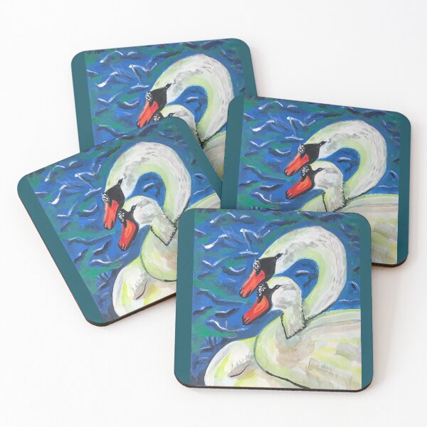 Item preview, Swan lovers at the lake designed and sold by altairaleon.