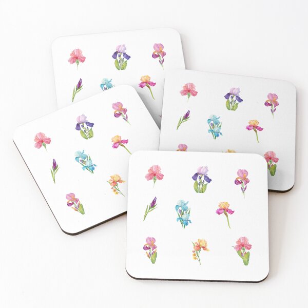 Item preview, Beautiful Watercolor Iris Flowers Mix designed and sold by silviaol.