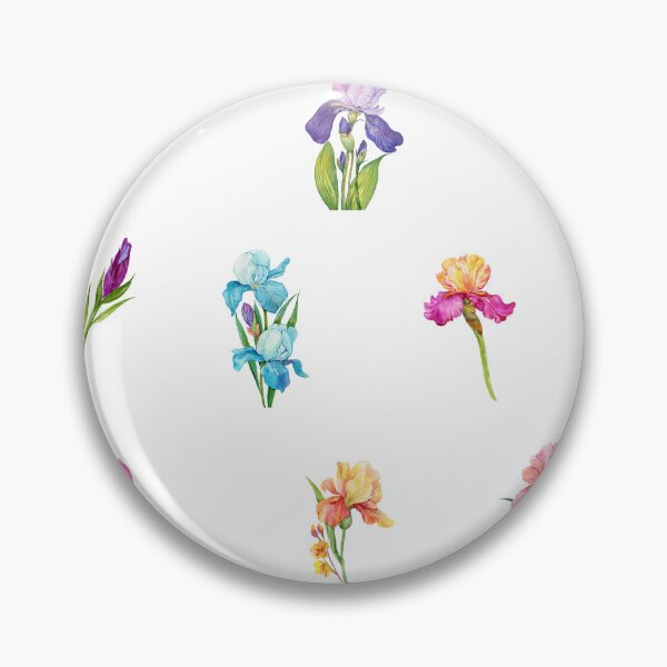 Item preview, Beautiful Watercolor Iris Flowers Mix designed and sold by silviaol.