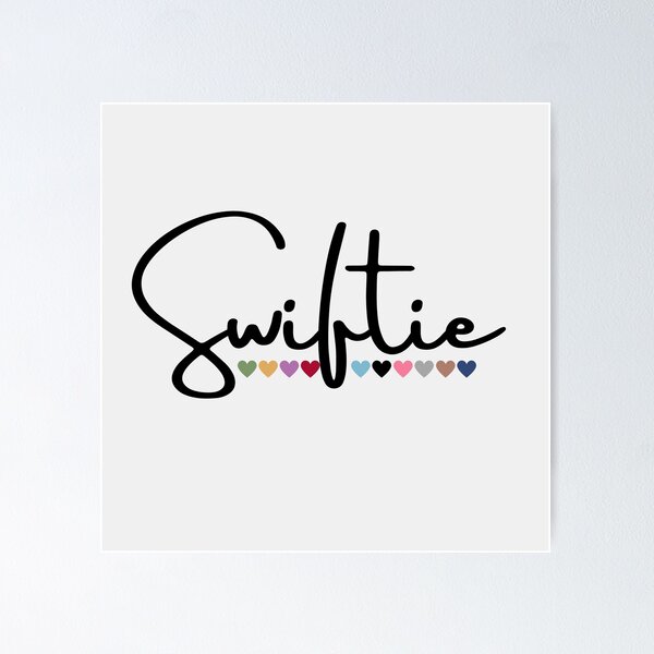 Item preview, Swiftie w/ eras hearts  - Taylor Swift Fans designed and sold by nd-creates.
