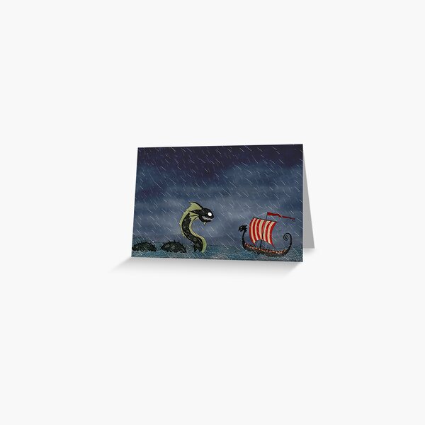 Item preview, Vikings & Sea Serpent designed and sold by djrbennett.