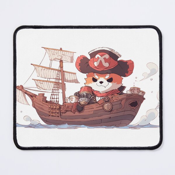Item preview, Red Panda Pirate designed and sold by Pockets4Life.