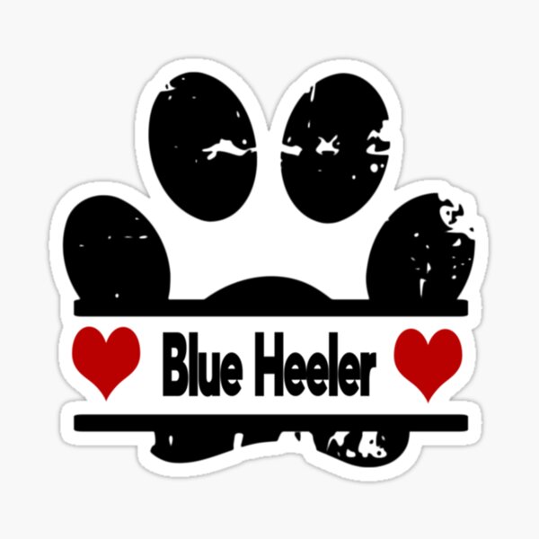 Item preview, Blue Heeler dog paw print    designed and sold by AntoneCox.