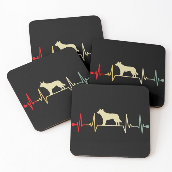 Item preview, Blue Heeler Dog Vintage Heartbeat   designed and sold by AntoneCox.