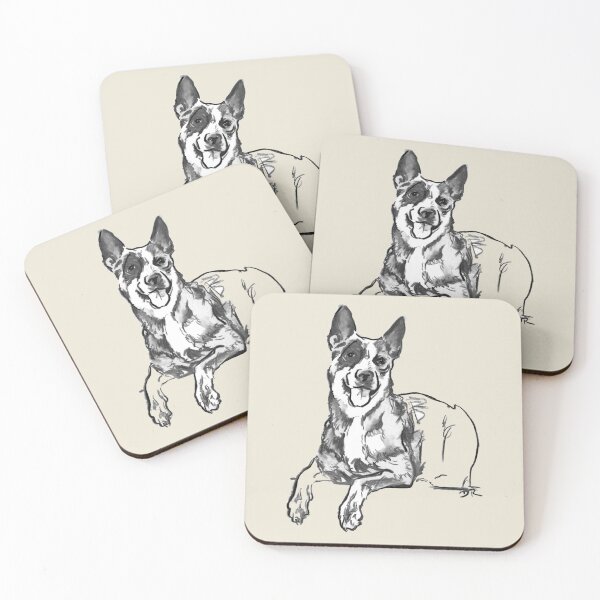Item preview, Blue Heeler Drawing   designed and sold by AntoneCox.