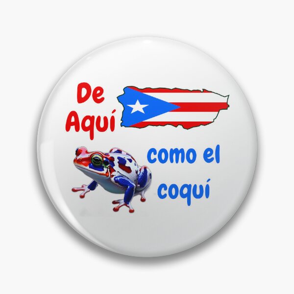 Item preview, Puerto Rico proud design. De aqui como el coqui (from here, like the coqui) designed and sold by Verle-art.