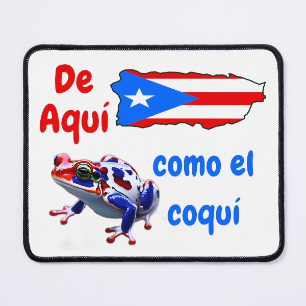 Item preview, Puerto Rico proud design. De aqui como el coqui (from here, like the coqui) designed and sold by Verle-art.
