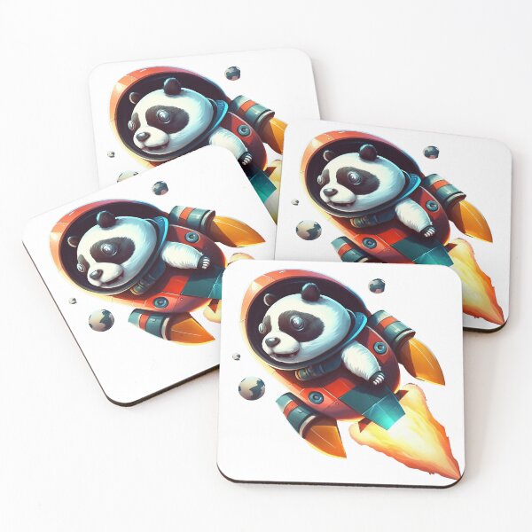 Item preview, Panda On A Rocket designed and sold by Kevin Lou.