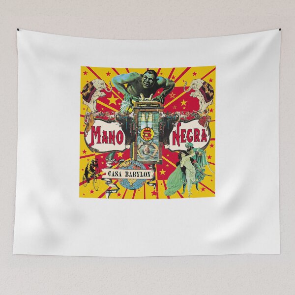 Item preview, Casa Babylon vintage Yellow Mano Negra Manu Chao Tee Antoine Santiago designed and sold by ChomechaiWei.