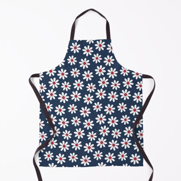 Item preview, American Red White n Blue Daisies Seamless Pattern Print designed and sold by ClaudiaFlores.