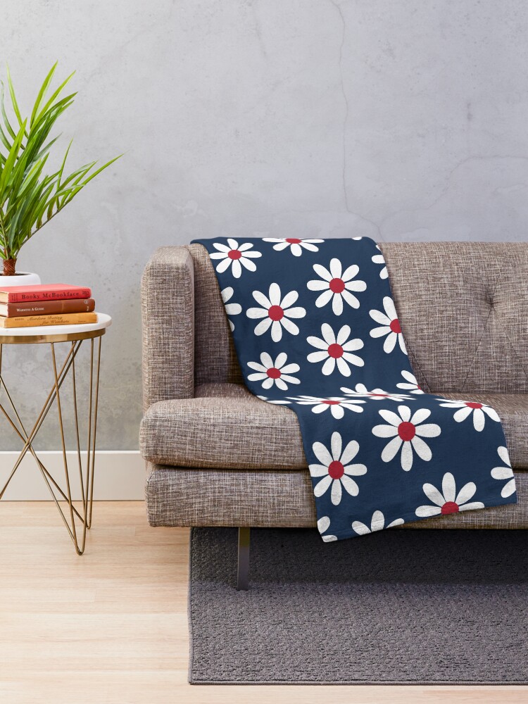 Red white and blue best sale throw blanket