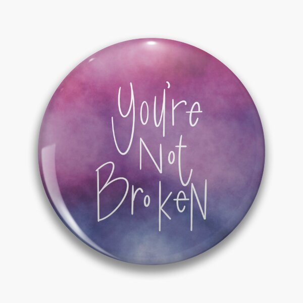 Item preview, You’re Not Broken Bi Pride designed and sold by RabbitHeartArt.