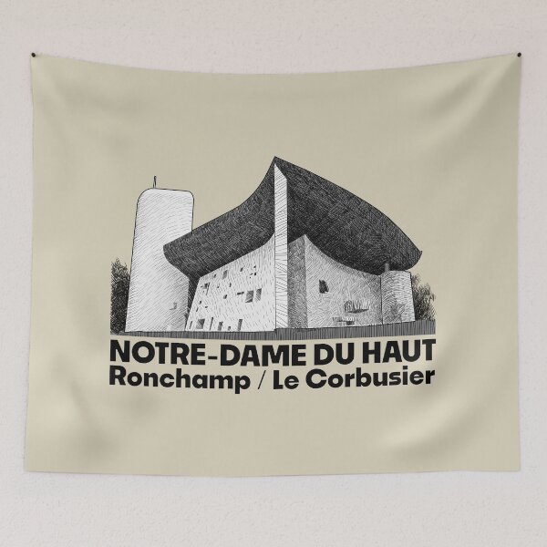 Artikelvorschau, Notre-Dame du Haut, Ronchamp, Le Corbusier entworfen und verkauft von Ztudio.