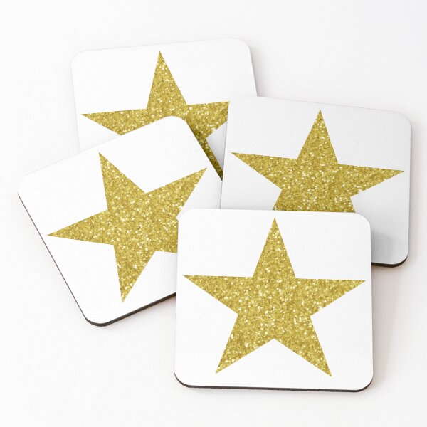 Item preview, yellow glitter star designed and sold by mtayzart.