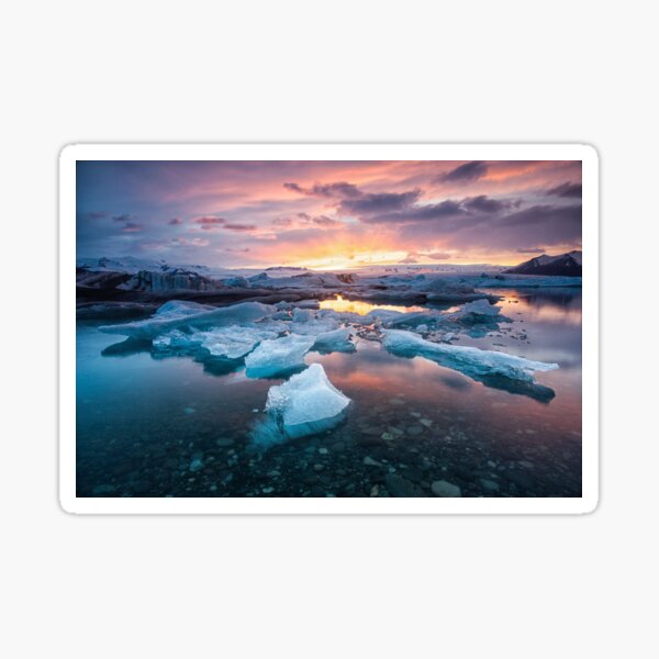 Jokulsarlon Glacier Lagoon Sticker