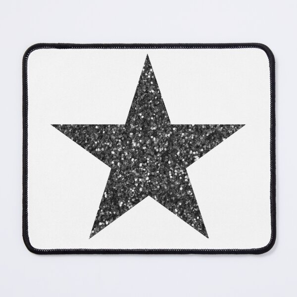 Artikelvorschau, black glitter star entworfen und verkauft von mtayzart.