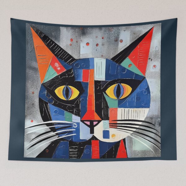 Item preview, Square Cat designed and sold by munki-urban.