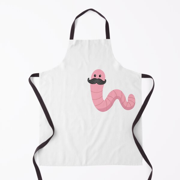 Item preview, Worm with a mustache designed and sold by GamersLands.