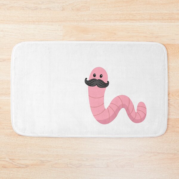 Item preview, Worm with a mustache designed and sold by GamersLands.