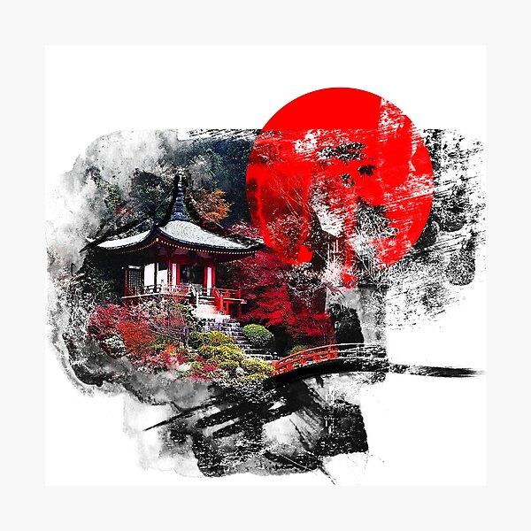 Kyoto Abstract Photographic Print