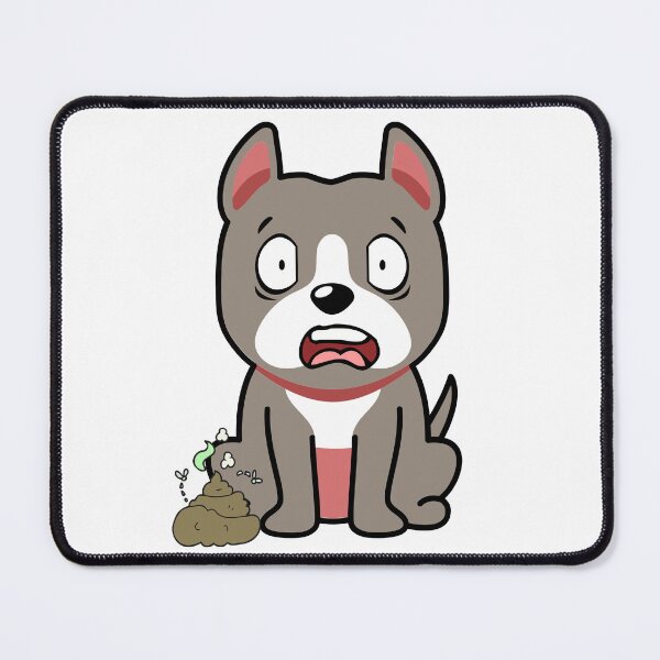 Item preview, Funny grey dog smells stinky poo designed and sold by Pet Station.