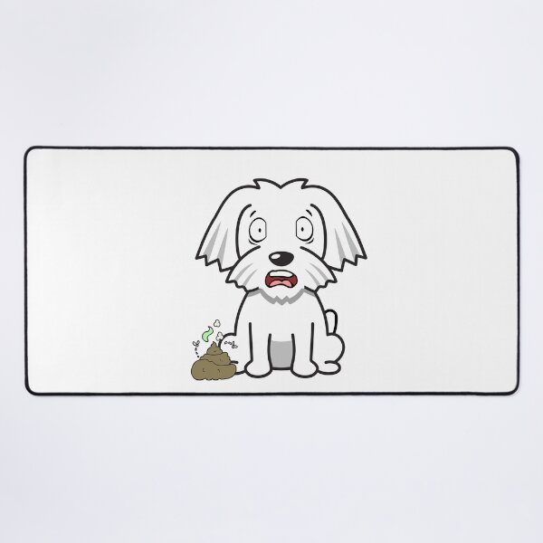 Item preview, Funny white dog smells stinky poo designed and sold by Pet Station.